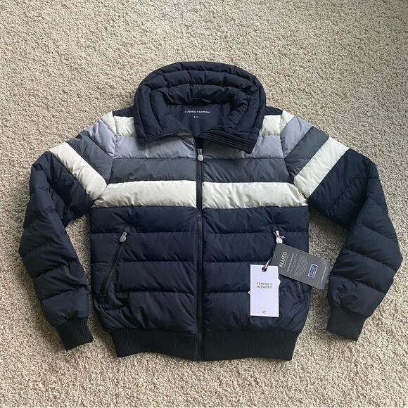Perfect Moment Black Queenie Jacket NWT size Large Waterproof Puffer Ski Coat - Picture 1 of 7